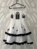 Upcycled white dress size XS