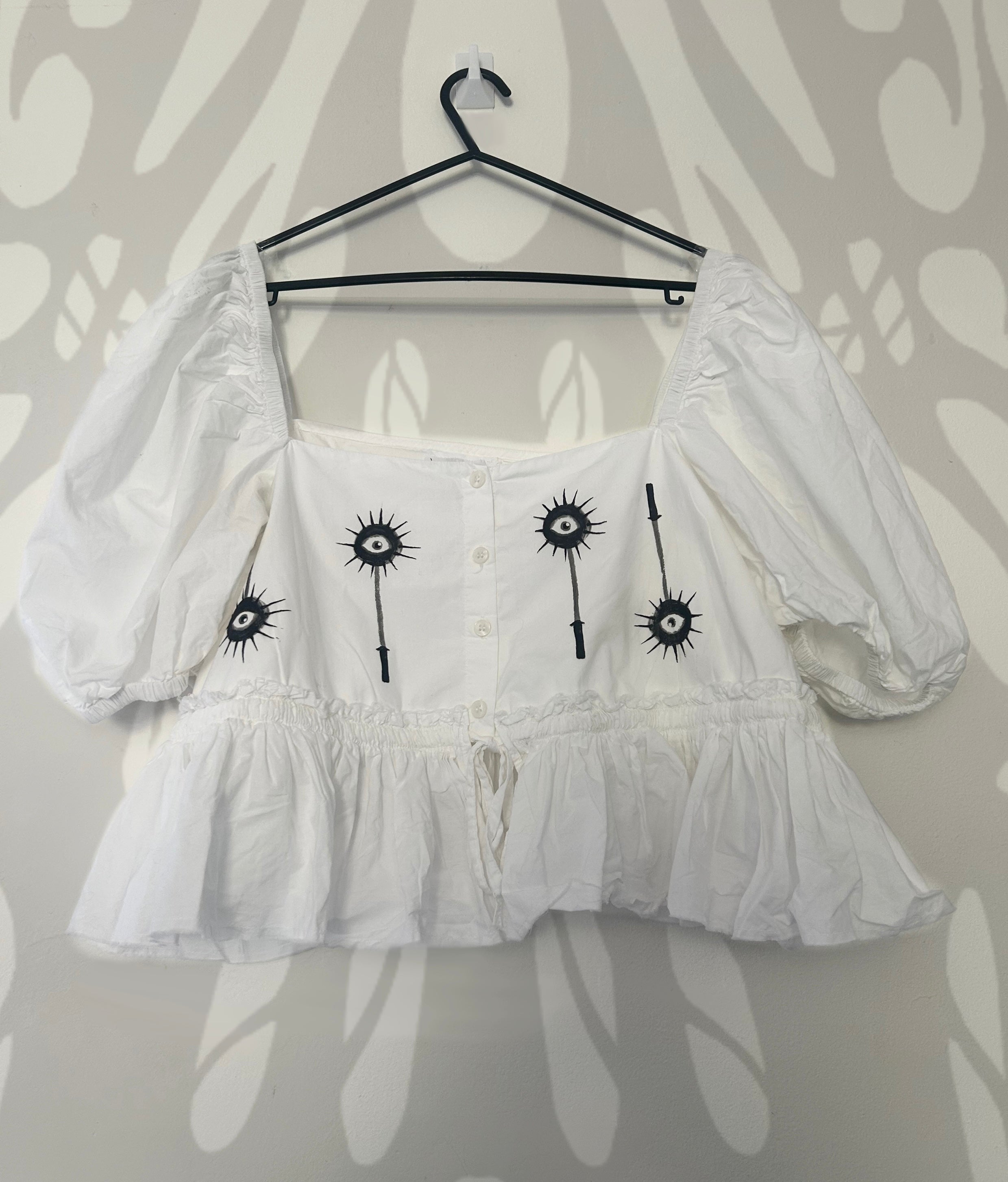 Upcycled crop top size M
