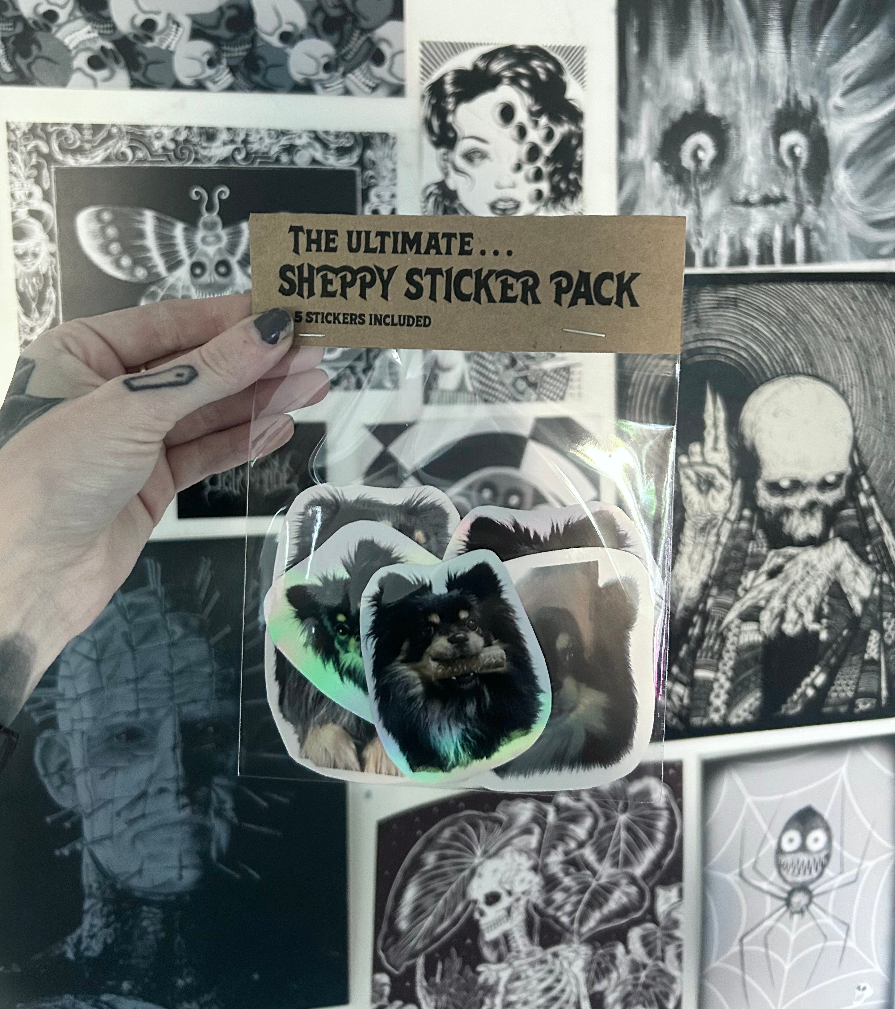 The ultimate Sheppy sticker pack