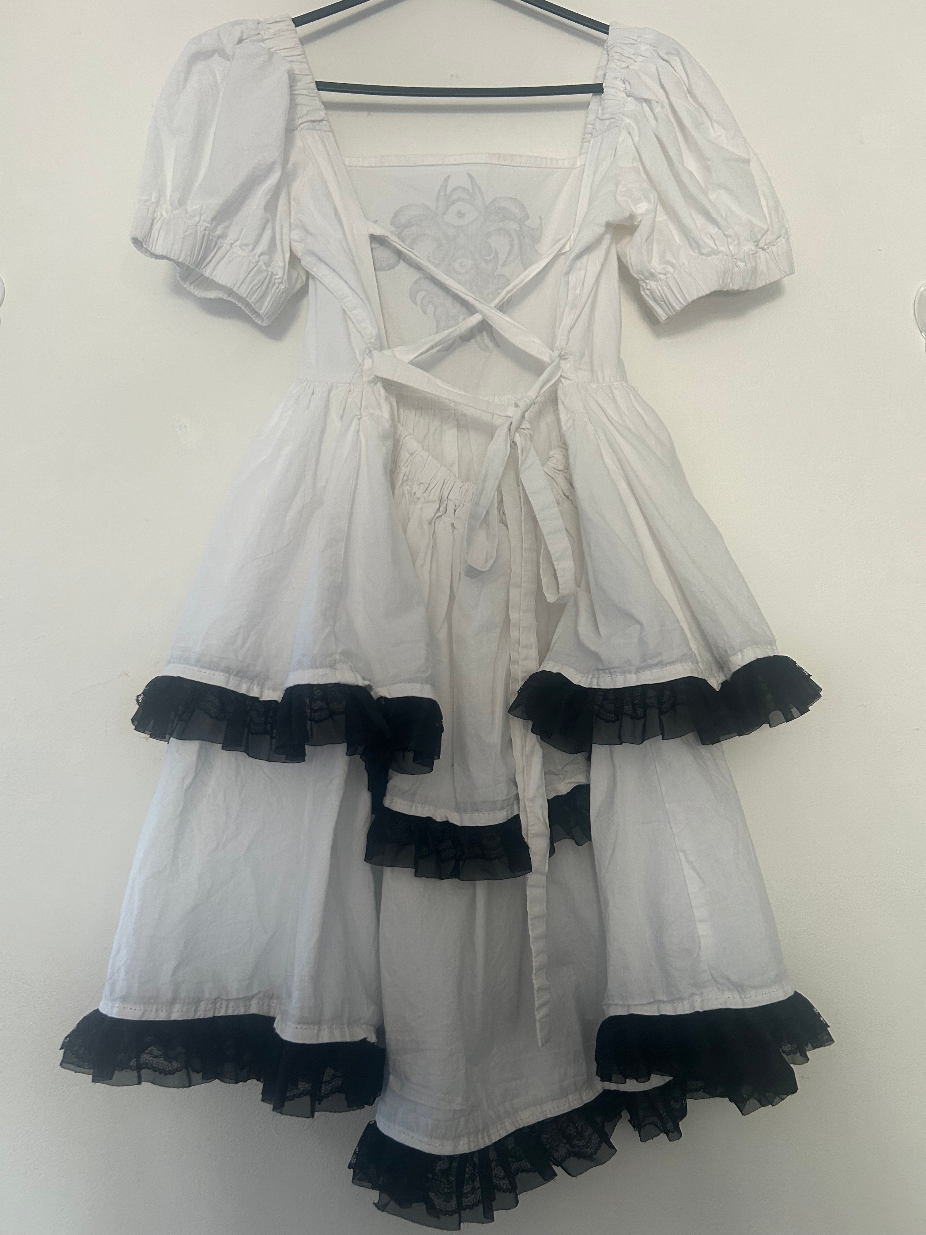 SAMPLE / SECONDS reworked lace dress size S