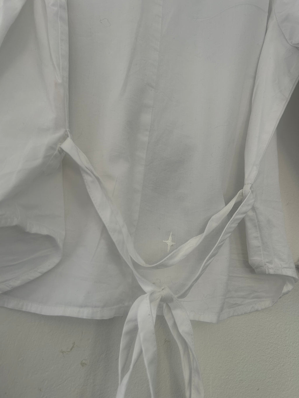 reworked / upcycled peter pan collar blouse size 10