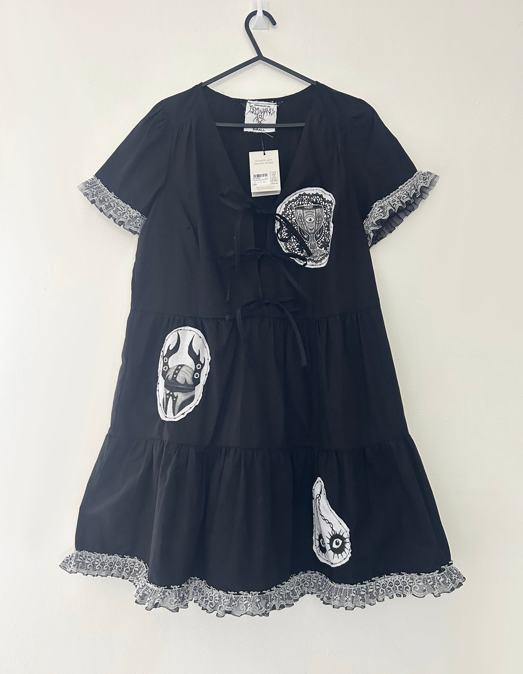 SAMPLE/SECONDS patch dress size S