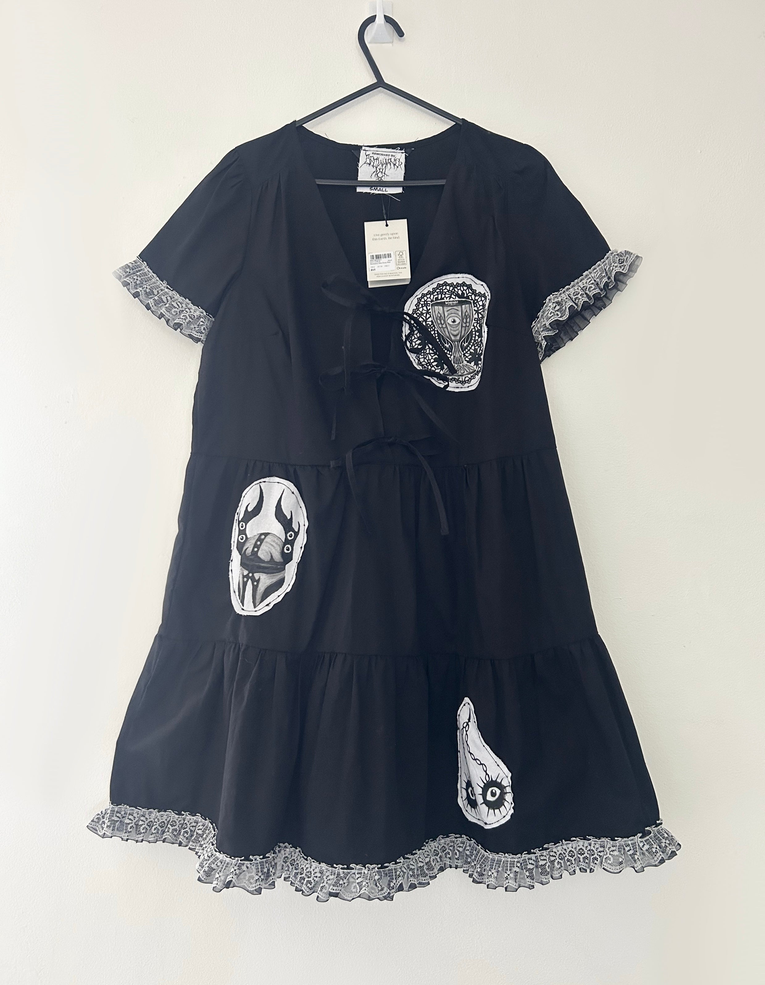 SAMPLE/SECONDS patch dress size S