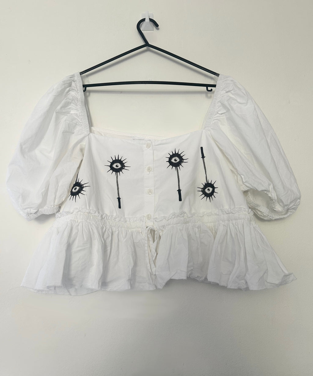 Upcycled crop top size M