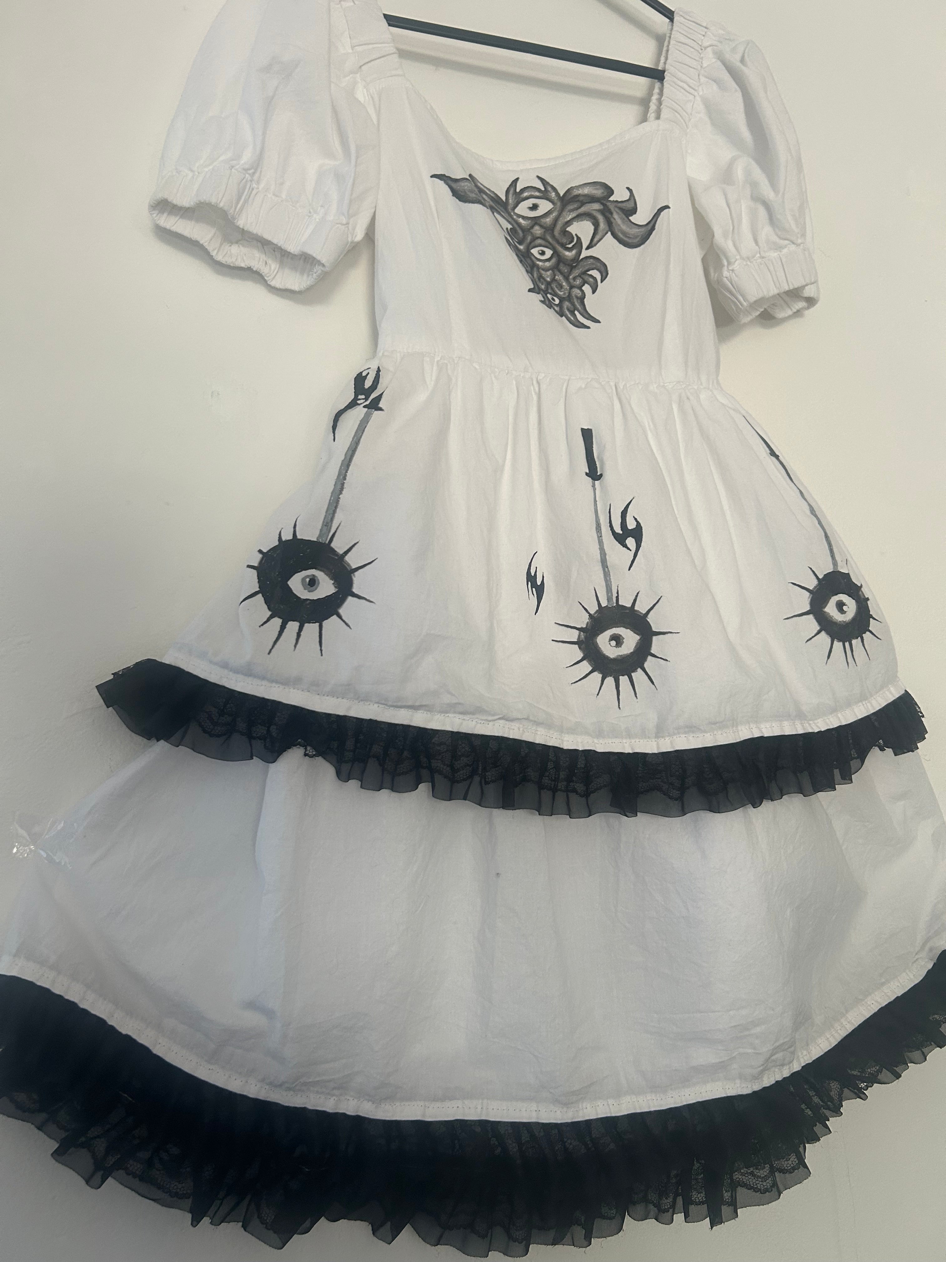 SAMPLE / SECONDS reworked lace dress size S