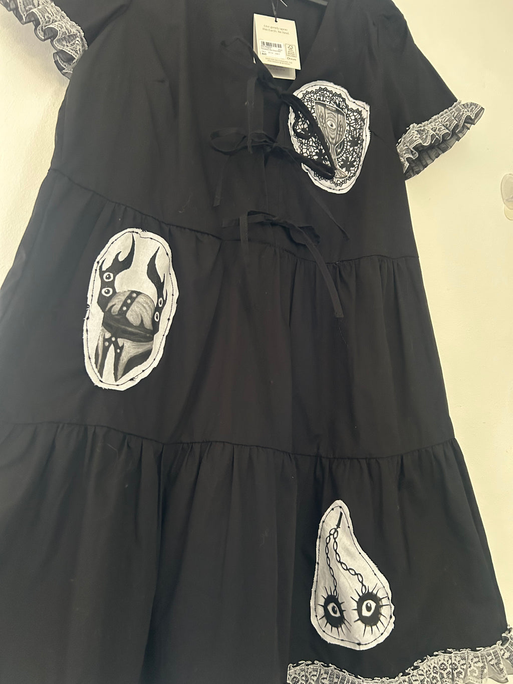 SAMPLE/SECONDS patch dress size S