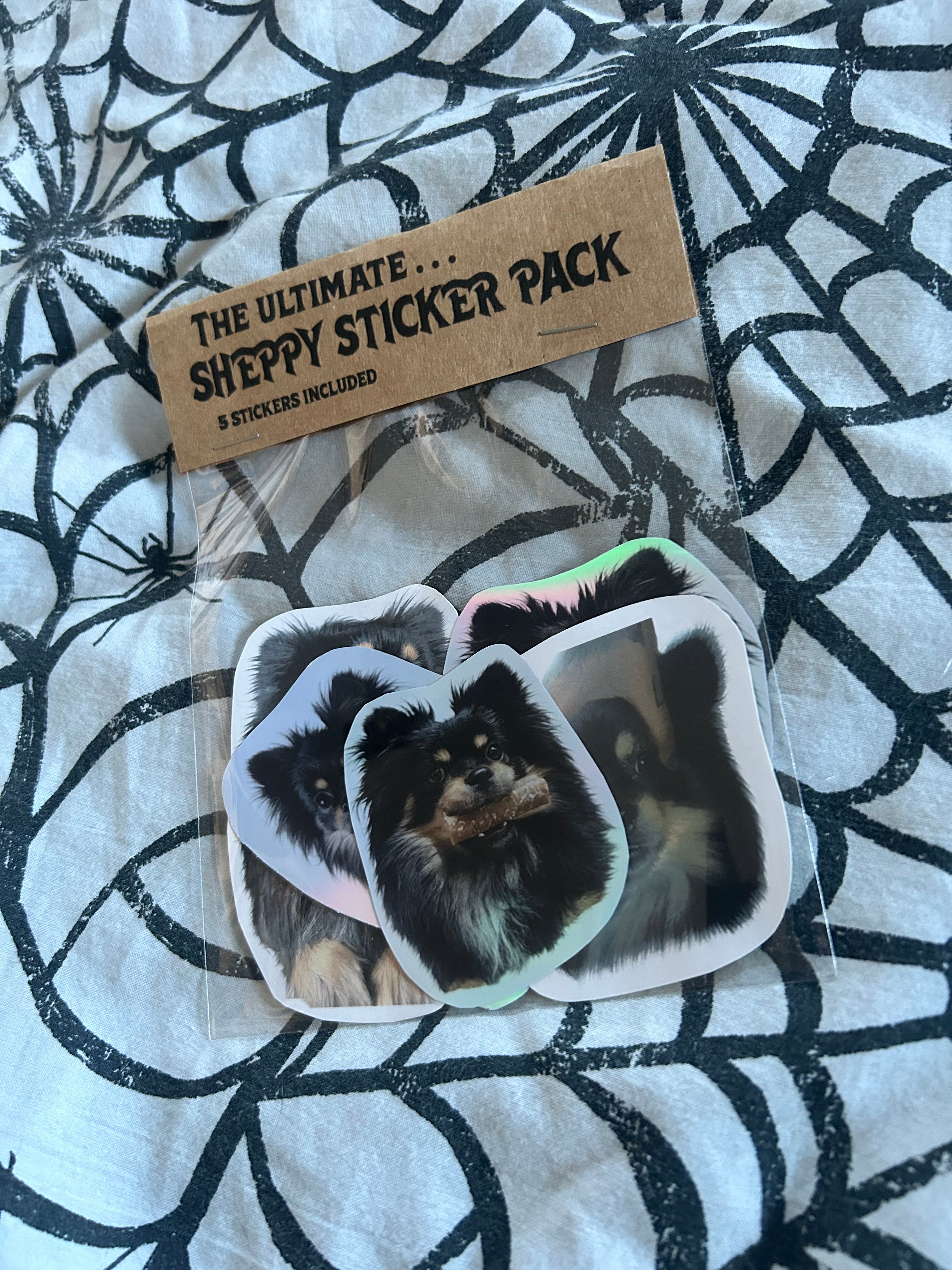 The ultimate Sheppy sticker pack
