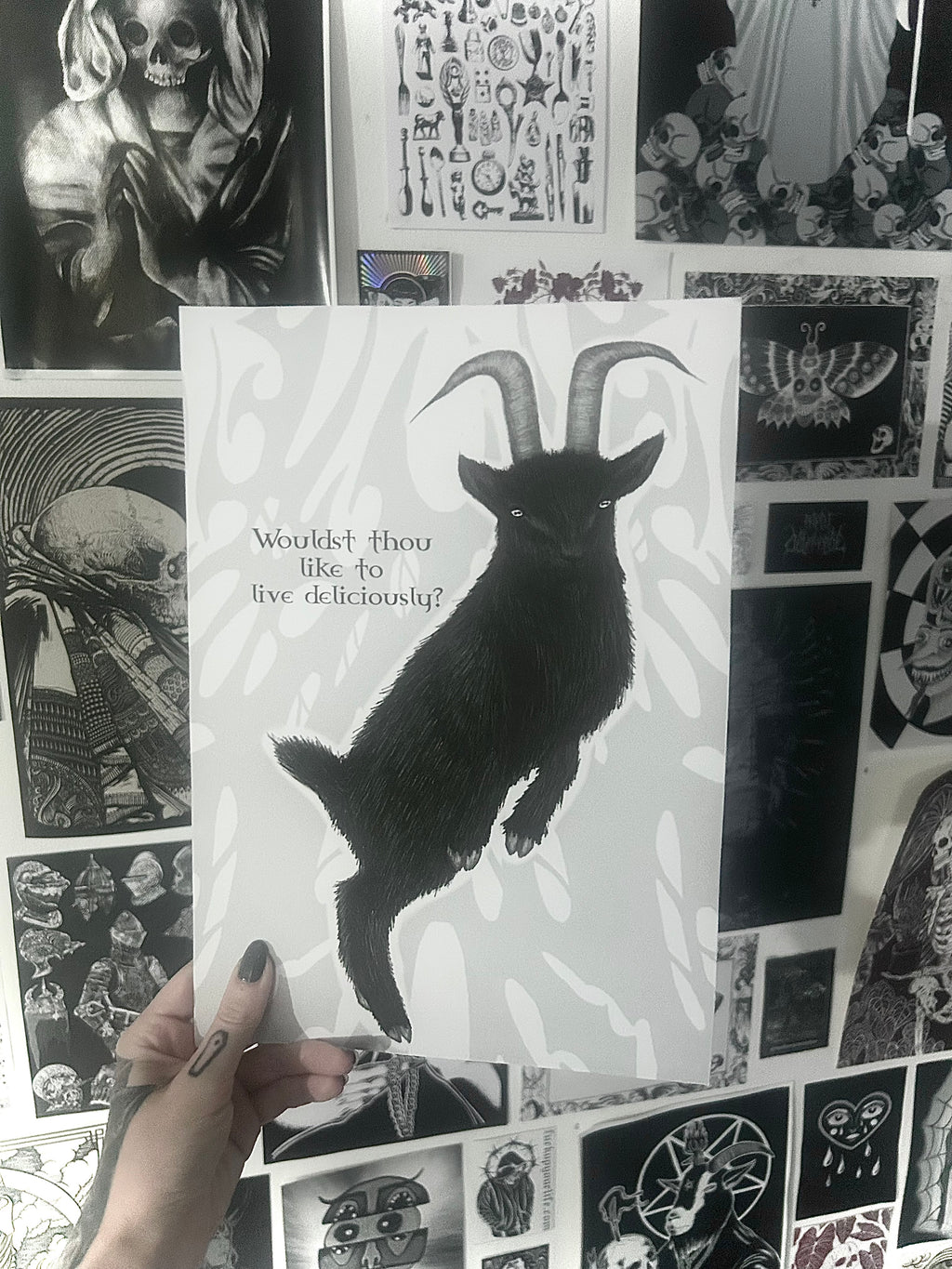 Art print ‘Black Phillip’