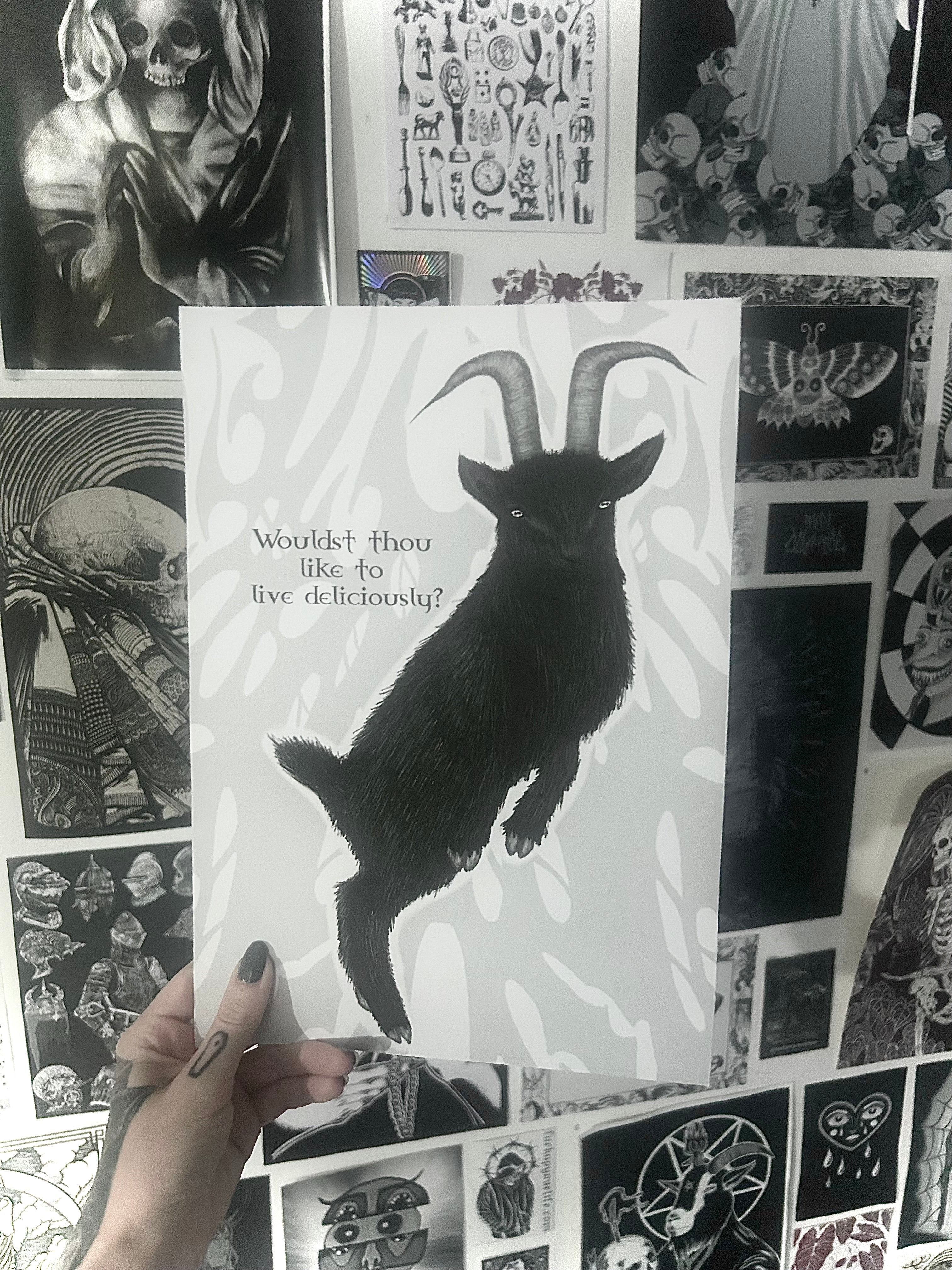 Art print ‘Black Phillip’