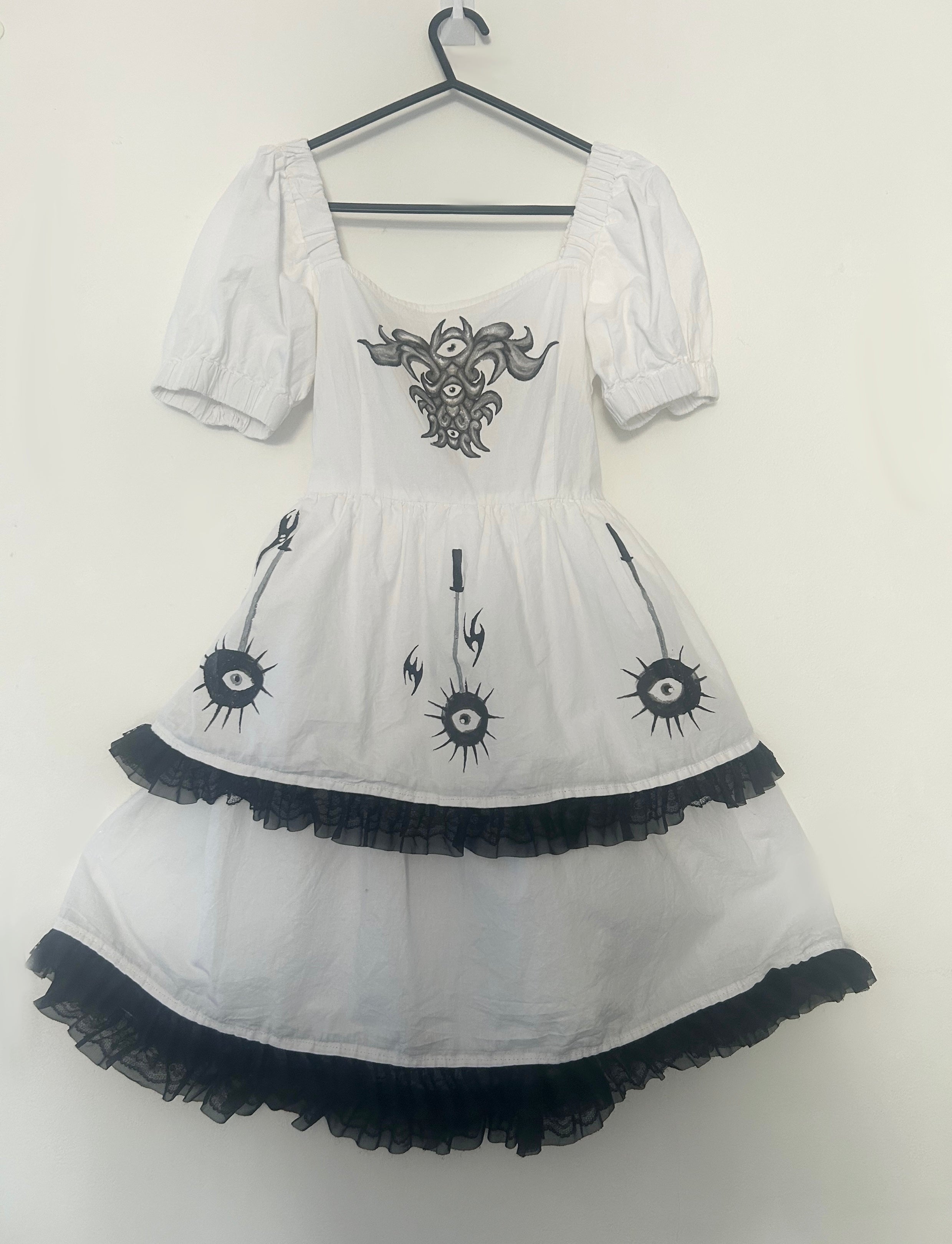 SAMPLE / SECONDS reworked lace dress size S