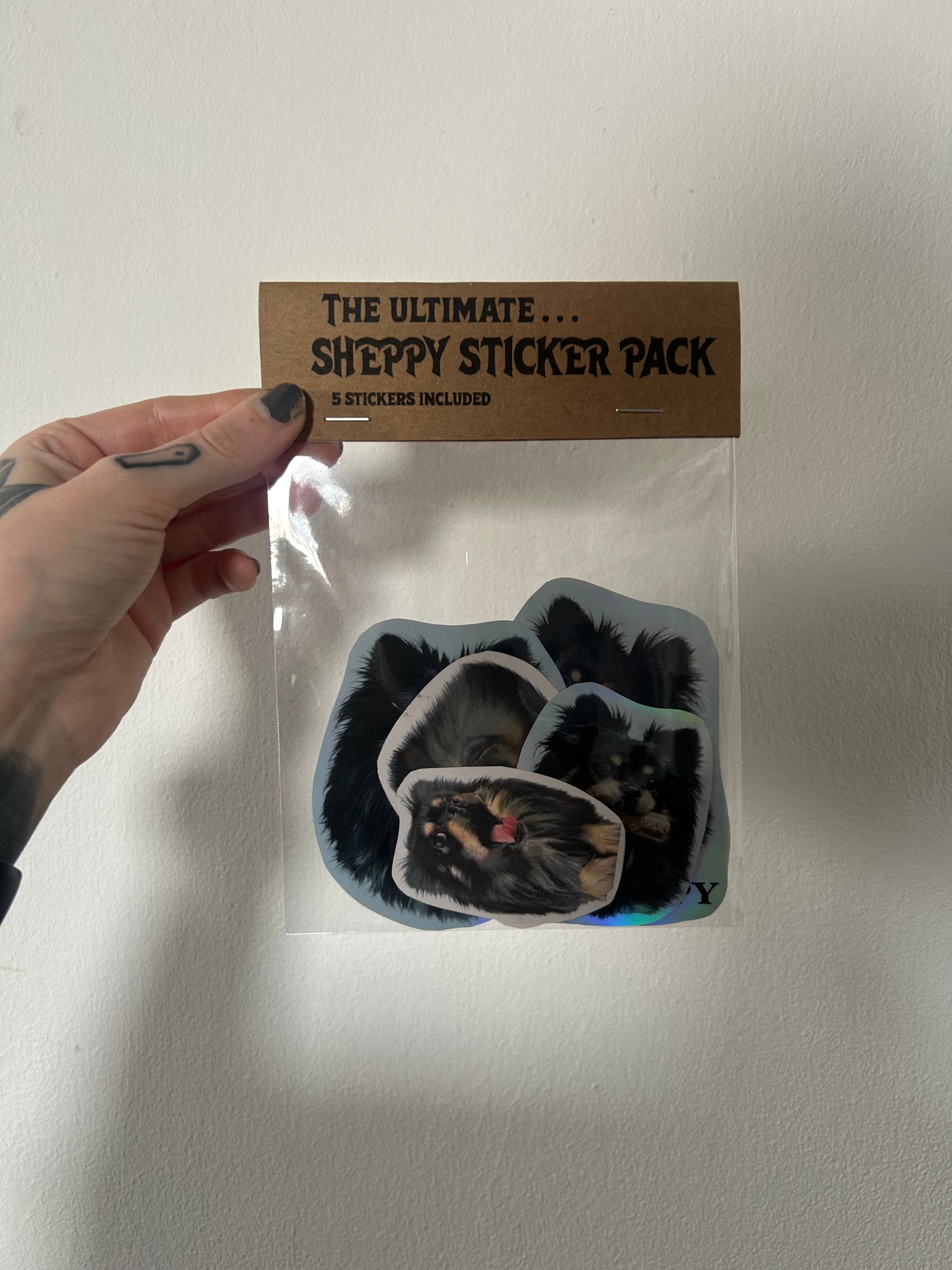 The ultimate Sheppy sticker pack