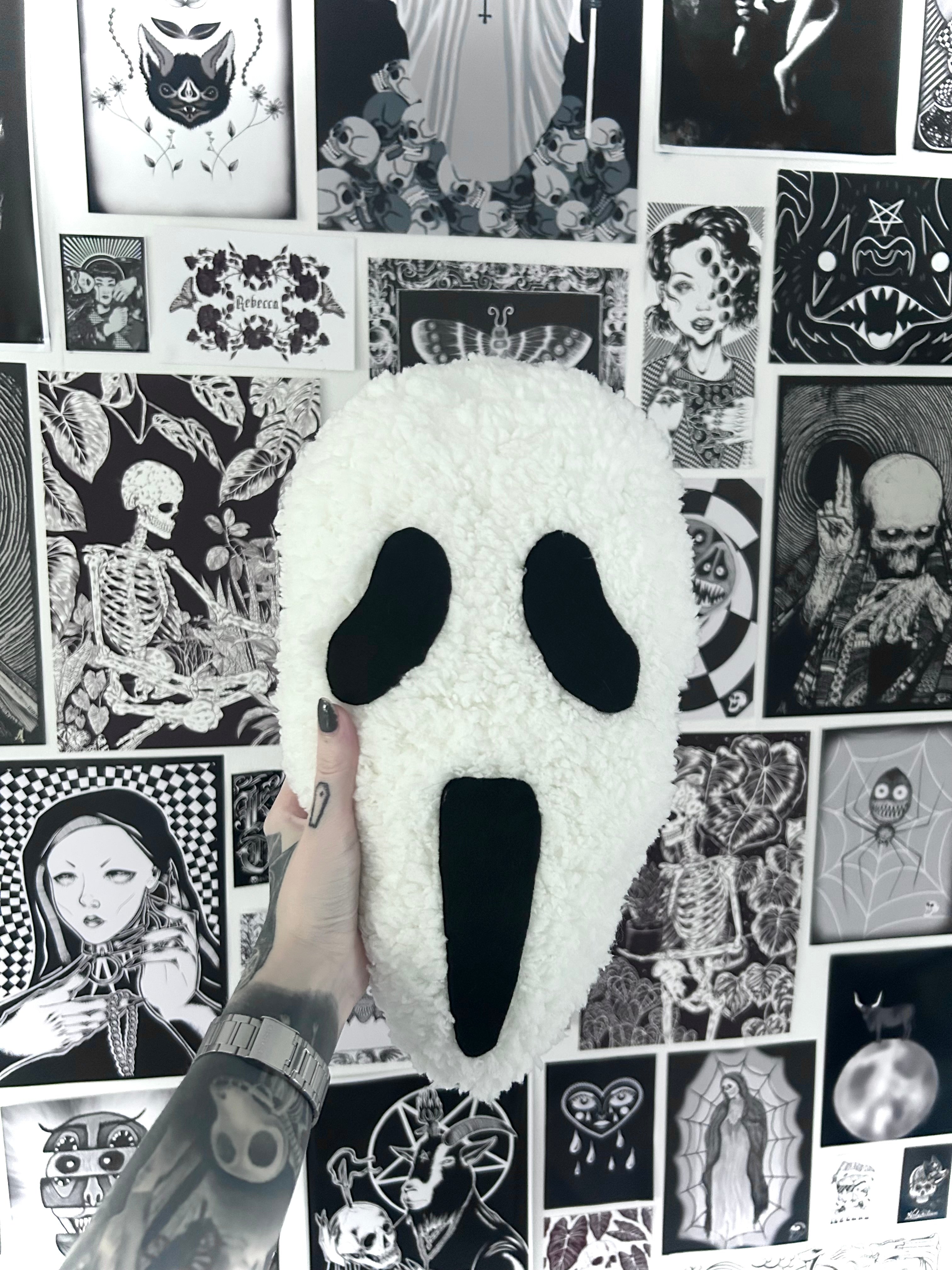 Ghostface mask cushion
