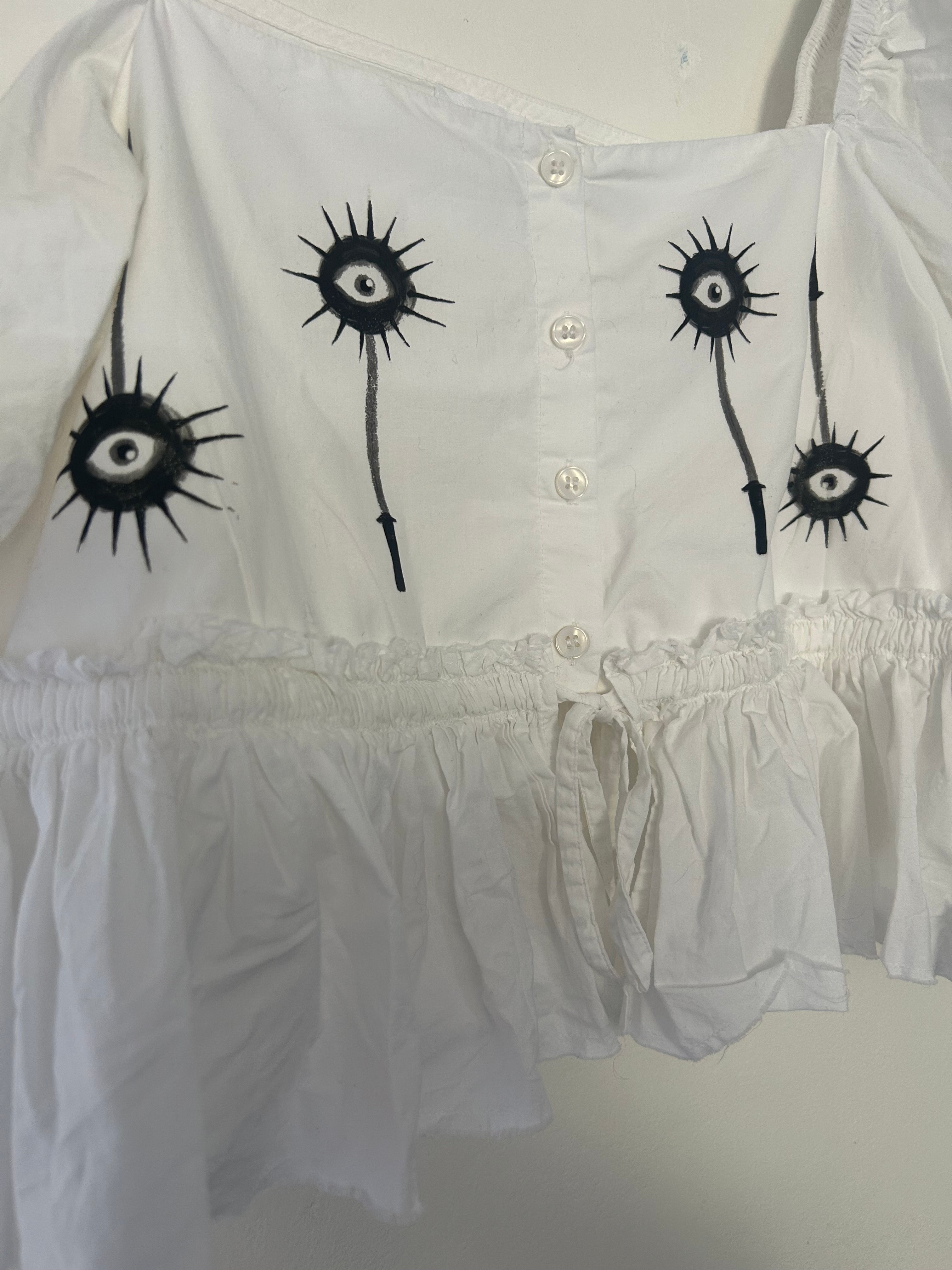 Upcycled crop top size M
