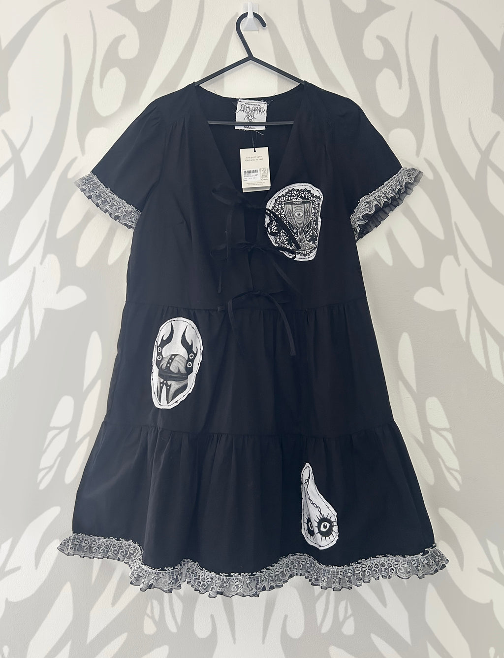 SAMPLE/SECONDS patch dress size S