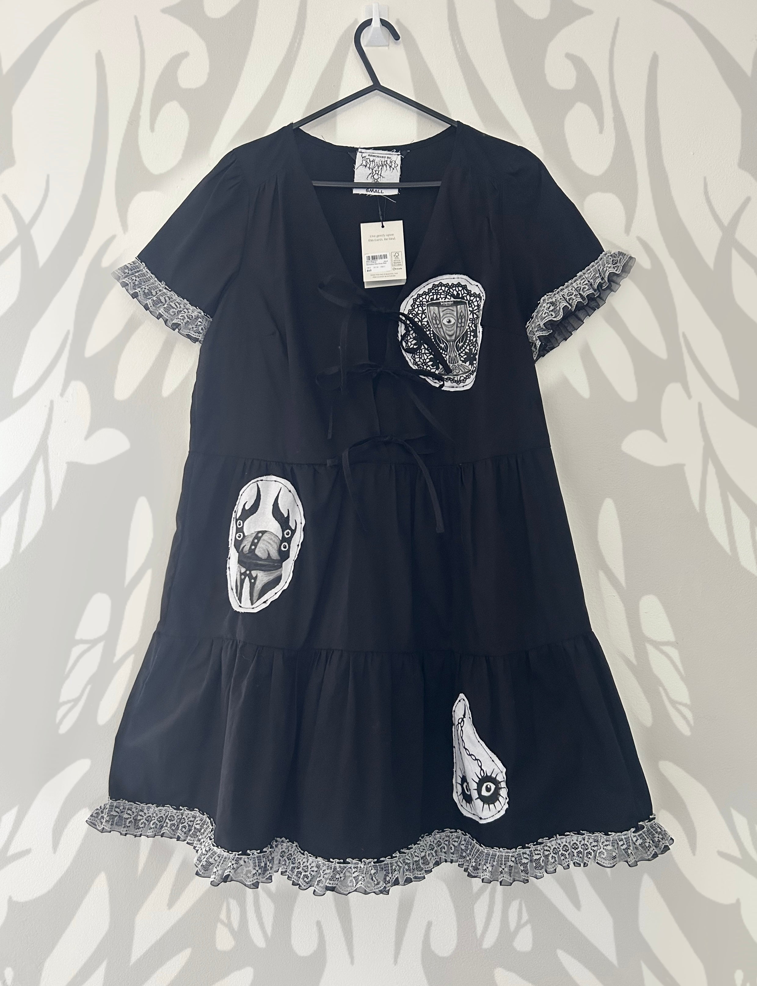 SAMPLE/SECONDS patch dress size S