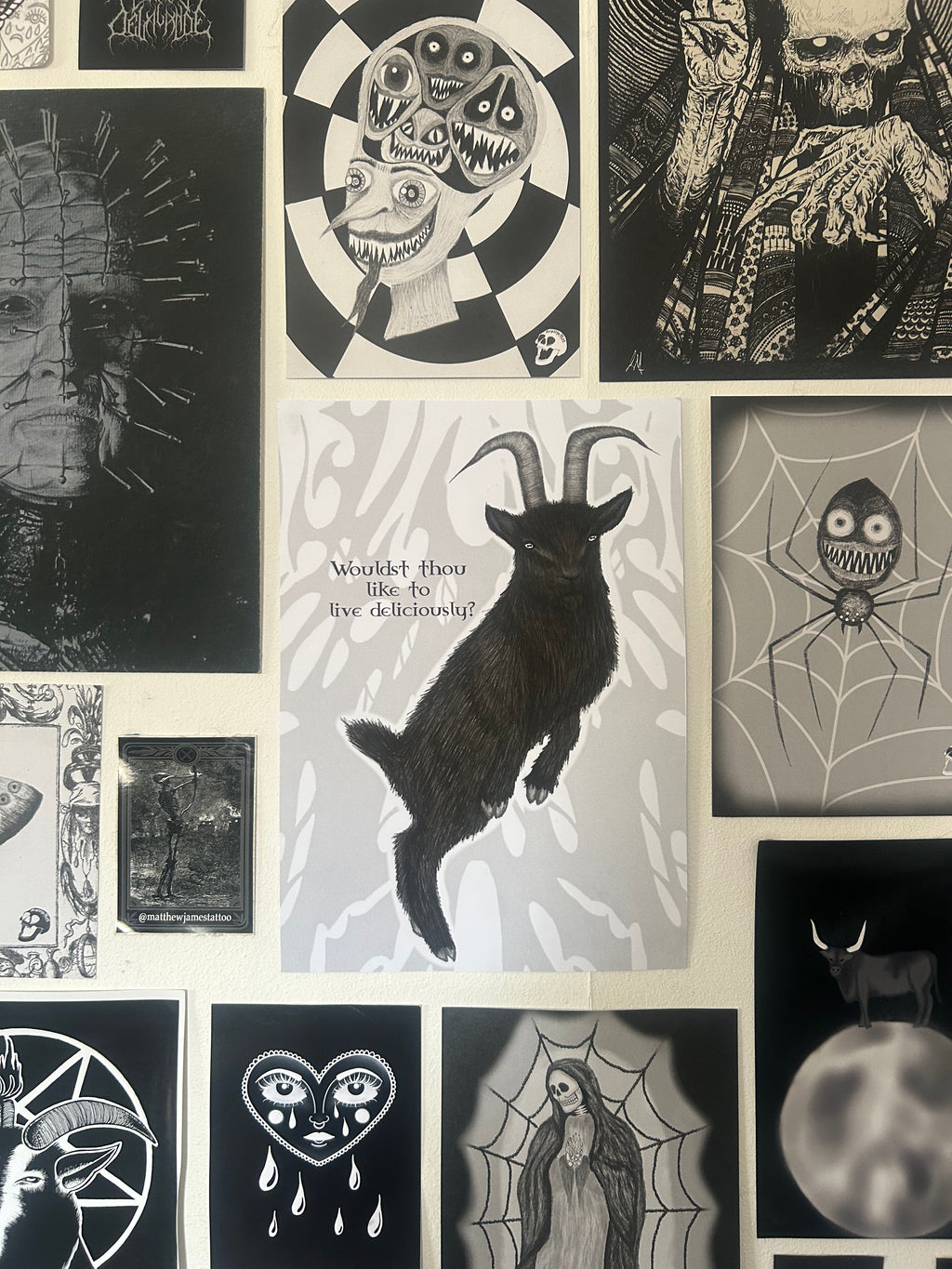 Art print ‘Black Phillip’