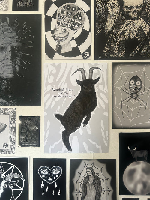 Art print ‘Black Phillip’